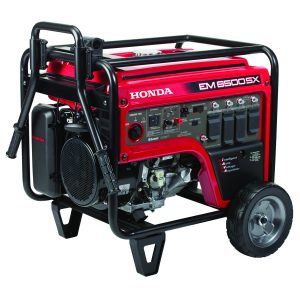 Honda EM6500SX 6500 watt 120/240V generator with CO-MINDER